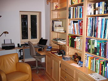 An example of a private library where the user could lend books from to others.