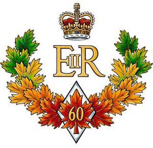 The official emblem of the Queen of Canada's D...