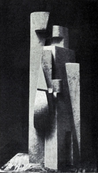 File:Jacques Lipchitz, 1917, L'homme à la mandoline, 80 cm, Musée National d'Art Moderne, Centre Georges Pompidou.jpg