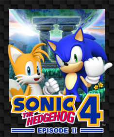 Digital cover art featuring Sonic (right) and Tails (left) in front of the first stage, Sylvania Castle