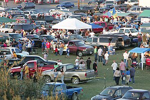 Tailgate party at Javelina football game