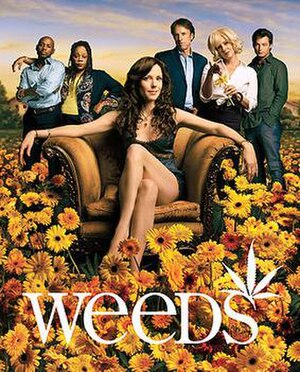 The cast of Weeds during Season 2, Left to Rig...