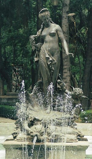 ''Fountain of Aphrodite in Mexico City.