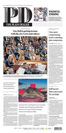 The Plain Dealer, April 13, 2023, front page.jpg