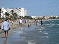 Playa d'en Bossa beach, Ibiza