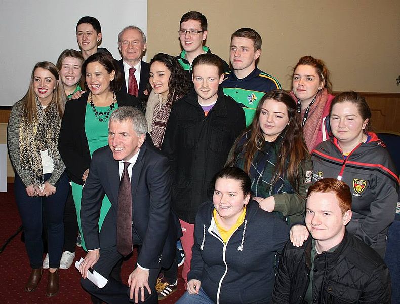 File:Sinn Féin Republican Youth members at Máirtín O Muilleoir's election launch.jpg