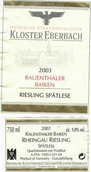 German Wine Labels