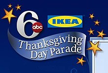 Parade logo, introduced with IKEA's sponsorship of the parade in 2008 6abc IKEA Parade.jpg