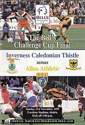 1999 Scottish Challenge Cup Final programme cover.jpg