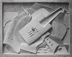Jacques Lipchitz, 1918, Instruments de musique (Still Life), bas relief, stone Jacques Lipchitz, 1918, Still Life, bas relief, stone.jpg