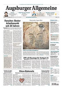 Augsburger Allgemeine front page.jpg