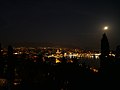 Night view of Split from Marjan