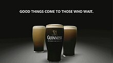 Good things come to those who wait Guinness  Wikipedia, the free 