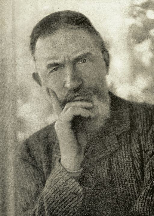 Middle-aged man with greying hair together with full beard