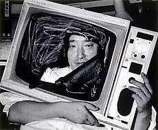 The picture was taken by Lim Young-kyun in 1983 while Nam June Paik was in New York City