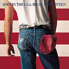 Bruce Springsteen Born in the USA album cover