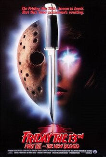 Friday the 13th Part VII - The New Blood (1988) theatrical poster.jpg