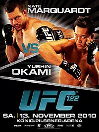 Afiŝo aŭ emblemo por UFC 122: Marquardt vs. Okami.