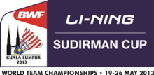 2013 Sudirman Cup logo.png