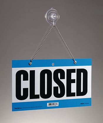 This is my picture of a closed sign. I am usin...