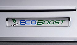 Ford Ecoboost logo (on Ford Flex)