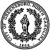 Official seal of Greensboro, North Carolina