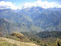 Views seen from malika dhuri to the north showing Mt. dhaulagiri