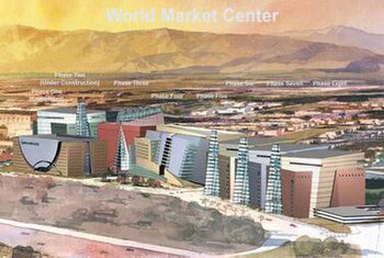 Artist rendering of the completed World Market...