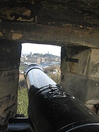 View of Edinburgh from Edinburgh Castle.
