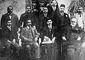 Muhammad Ali Jinnah, seated, third from the left, supported the Lucknow Pact in 1916, ending the Muslim League-Congress rift.