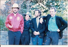 From left to right: Gary Forrester, Philomena Carroll, Peter Somerville, Andrew Hook