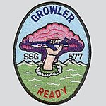 Военный корабль США Growler SSG-577 Badge.jpg