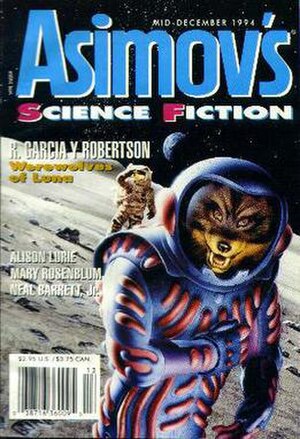 Cover for an issue of Asimov's Science Fiction.