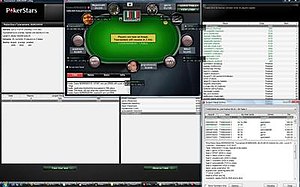 PokerTracker 3 includes a HUD overlay as seen ...