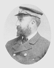 Captain Richard Griffith, commander of the Mohegan on her last voyage SS Mohegan Captain Griffith.jpg