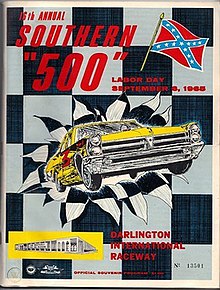 1965 Southern 500 program cover