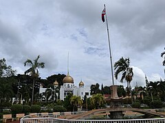 Sulu Provincial Capitol with flagpole