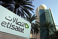 The Etisalat Tower in Dubai. Based in Abu Dhab...