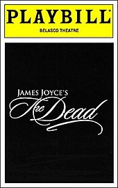 Джеймс Джойс, The Dead Bway playbill.jpg