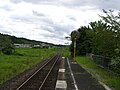 Nochi Station looking toward Tōjō Station (2006-07-29)