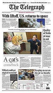 The Telegraph (Nashua, New Hampshire) front page.jpg