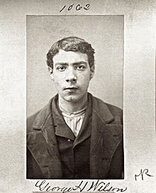 George Wilson, Philadelphia Police, Rogues Gallery booking photo, 1887