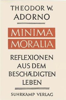 Minima Moralia, German edition.jpg