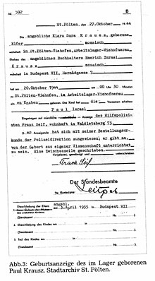 Paul Kraus Nazi Labor Camp Birth Certificate.jpg