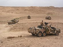 A SASR Long Range Patrol Vehicle-mounted patrol in Iraq in 2003. SASR Iraq.jpg