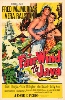 Fair Wind to Java - 1953- Poster.png