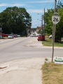 Highway 26 facing north through Meaford