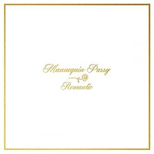 The album title and artist written in a golden script on a white background