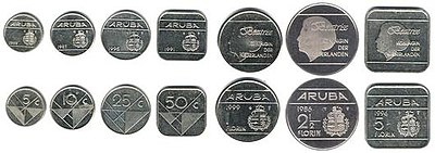Денежные монеты Арубы до 2005 г.jpg