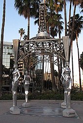 Hollywood and La Brea Gateway at the Walk of Fame's west end Four Ladies of Hollywood 2008.jpg
